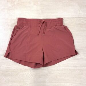 All in Motion Women's Active Shorts Dusty Rose High Waist Drawstring Size Medium